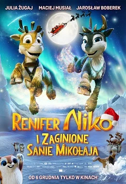 RENIFER NIKO I ZAGINIONE SANIE MIKOŁAJA (2D DUBBING)